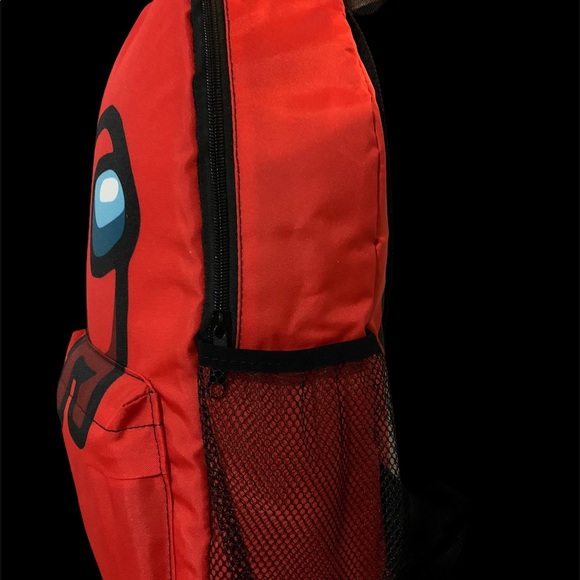 Among Us Kids Red Backpack - Picture 5 of 6